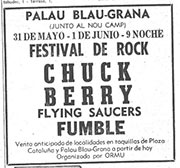 Fumble, Chuck Berry, Spain 1977