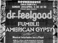 Advert Fumble, Roundhouse 1975