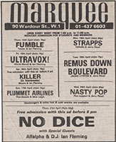 Fumble, Marquee Club 1977