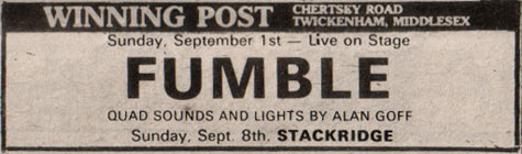Fumble Poster 1973